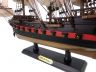 Wooden Ben Franklins Black Prince White Sails Limited Model Pirate Ship 26 - 1