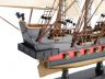 Wooden Ben Franklins Black Prince White Sails Limited Model Pirate Ship 26 - 6