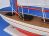 Wooden Red Pacific Sailer Model Sailboat Decoration 25 - 12