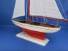 Wooden Red Pacific Sailer Model Sailboat Decoration 25 - 16