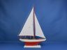Wooden Red Pacific Sailer Model Sailboat Decoration 25 - 2