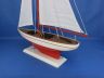 Wooden Red Pacific Sailer Model Sailboat Decoration 25 - 3