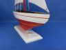Wooden Red Pacific Sailer Model Sailboat Decoration 25 - 6