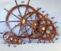 Deluxe Class Wood and Brass Decorative Ship Wheel 30 - 7