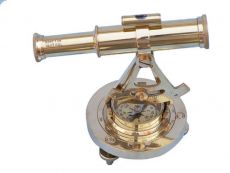 Solid Brass Alidade Compass 7