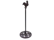 Cast Iron Rooster Extra Toilet Paper Stand 15