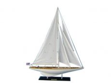 Wooden Intrepid Limited Model Sailboat Decoration 35