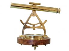 Solid Brass Alidade Compass 14