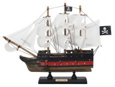 Wooden Captain Kidds Adventure Galley White Sails Limited Model Pirate Ship 12