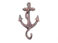 Rustic Copper Cast Iron Anchor Hook 5