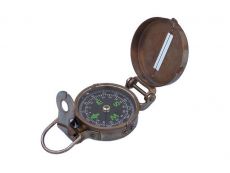 Antique Brass Military Compass 4