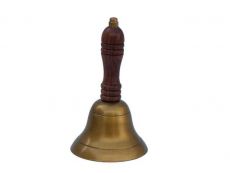 Antique Brass Hand Bell 7
