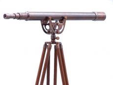 Floor Standing Antique Copper Anchormaster Telescope 65\