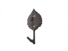 Cast Iron Birch Tree Leaf Decorative Metal Tree Branch Hook 5.5