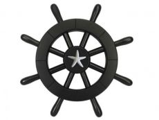 Pirate Decorative Ship Wheel With Starfish 12