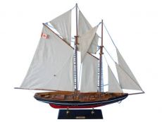 Wooden Bluenose 2 Model Sailboat Decoration 35