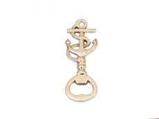 Solid Brass Anchor With Rope Bottle Opener 5