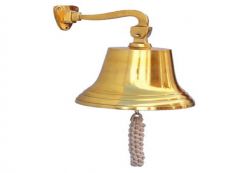 Brass Plated Hanging Ships Bell 11