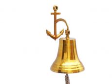 Brass Hanging Anchor Bell 21