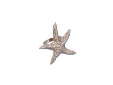 Brass Starfish Napkin Ring 3