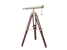 Floor Standing Brass Harbor Master Telescope 30 