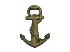 Rustic Gold Cast Iron Anchor Bottle Opener 5\