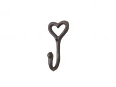 Cast Iron Wall Mounted Decorative Heart Shaped Hook 5