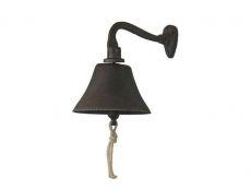 Cast Iron Hanging Ships Bell 6