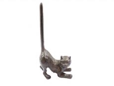 Cast Iron Cat Extra Toilet Paper Stand 10