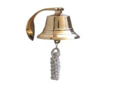 Brass Plated Hanging Harbor Bell 4