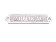 Chrome Admiral Sign 6