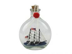 USS Constitution Model Ship in a Glass Bottle 4