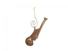 Antique Copper Bosun Whistle Christmas Ornament 4
