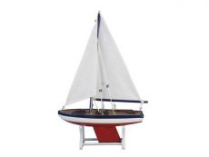 Wooden Decorative American Model Sailboat 12\