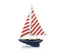 Wooden Nautical Delight Model Sailboat 17