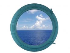 Light Blue Decorative Ship Porthole Window 24