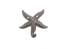 Cast Iron Wall Mounted Decorative Metal Starfish Hook 4