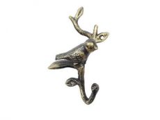 Rustic Gold Cast Iron Decorative Bird Hook 6