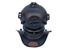 Black Iron Decorative Divers Helmet 8