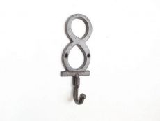 Cast Iron Number 8 Wall Hook 6