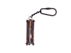 Antique Copper Hour Glass Key Chain 6