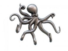 Silver Finish Octopus with Tentacle Hooks 11