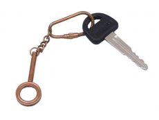 Antique Copper Handle Magnifier Key Chain 4