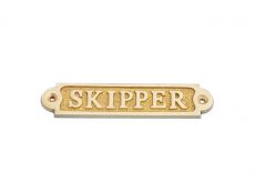 Brass Skipper Sign 5