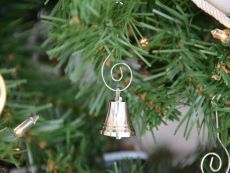 Chrome Bell Christmas Tree Ornament