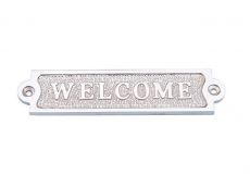 Chrome Welcome Sign 6