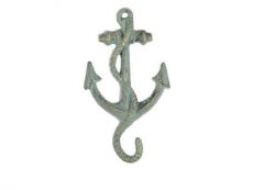 Antique Bronze Cast Iron Anchor Hook 5