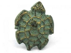 Antique Bronze Cast Iron Turtle Decorative Napkin Ring 2 - set of 2