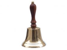 Brass Plated Hand Bell 7