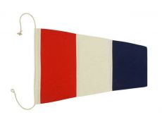 Number 3 - Nautical Cloth Signal Pennant Decoration 20